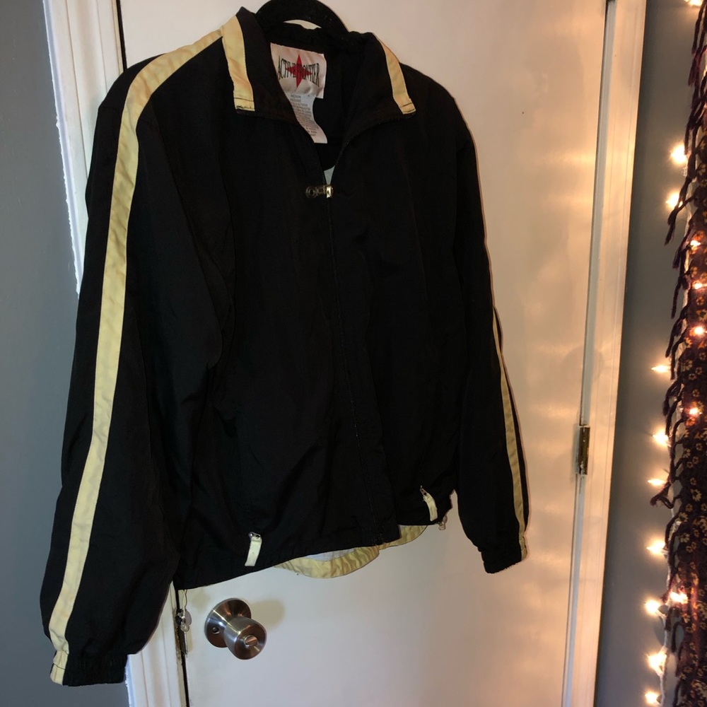 Black & Yellow Windbreaker